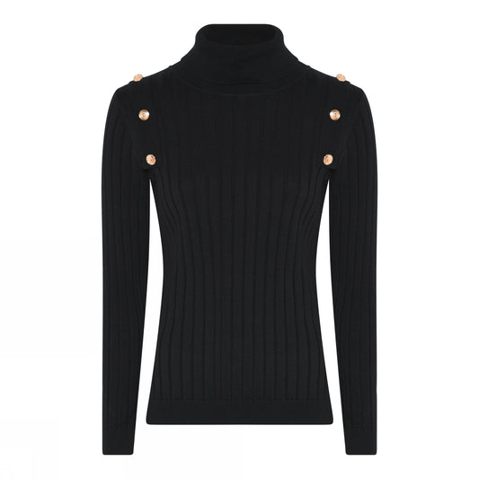 Black Cotton Jumper