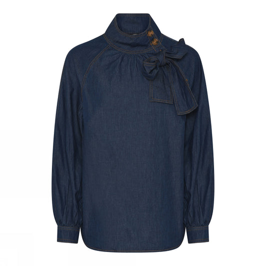 Navy Cotton Shirt