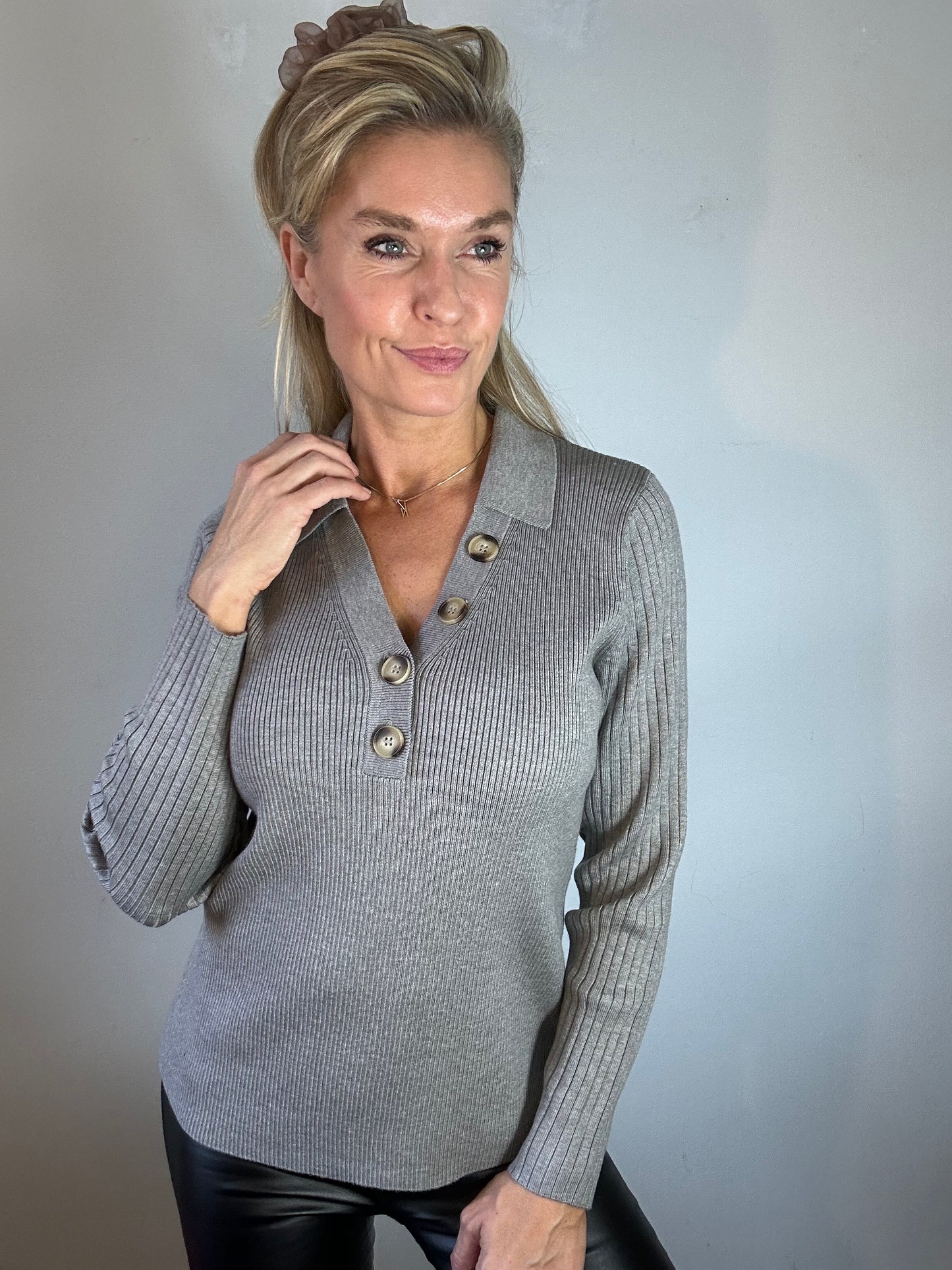 Grey Wool Jumper